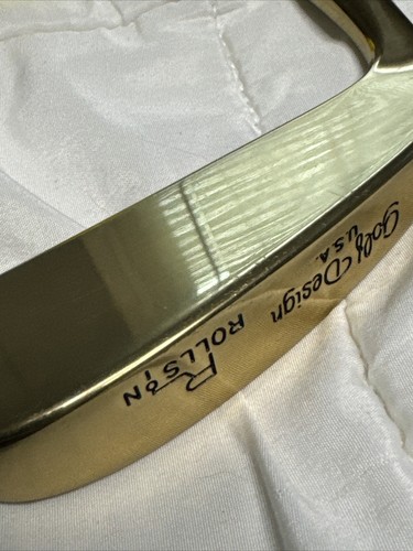 Vintage 1982 US Open Pebble Beach Original Rolls On Golf Design Putter 89cm Long - Picture 9 of 13