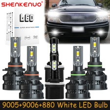 For GMC Yukon XL 2000-2006 White LED Headlight Bulb Hi Lo Beam Fog Light Lamp Z8