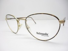 New Vintage Eyeglass Frames Metropolis Italy Mod 8667 Tort GEP Preppy Retro NOS