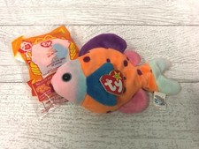 Lips Fish 5th Gen 1999 Retired Ty Beanie Baby Collectible  Teenie Lot