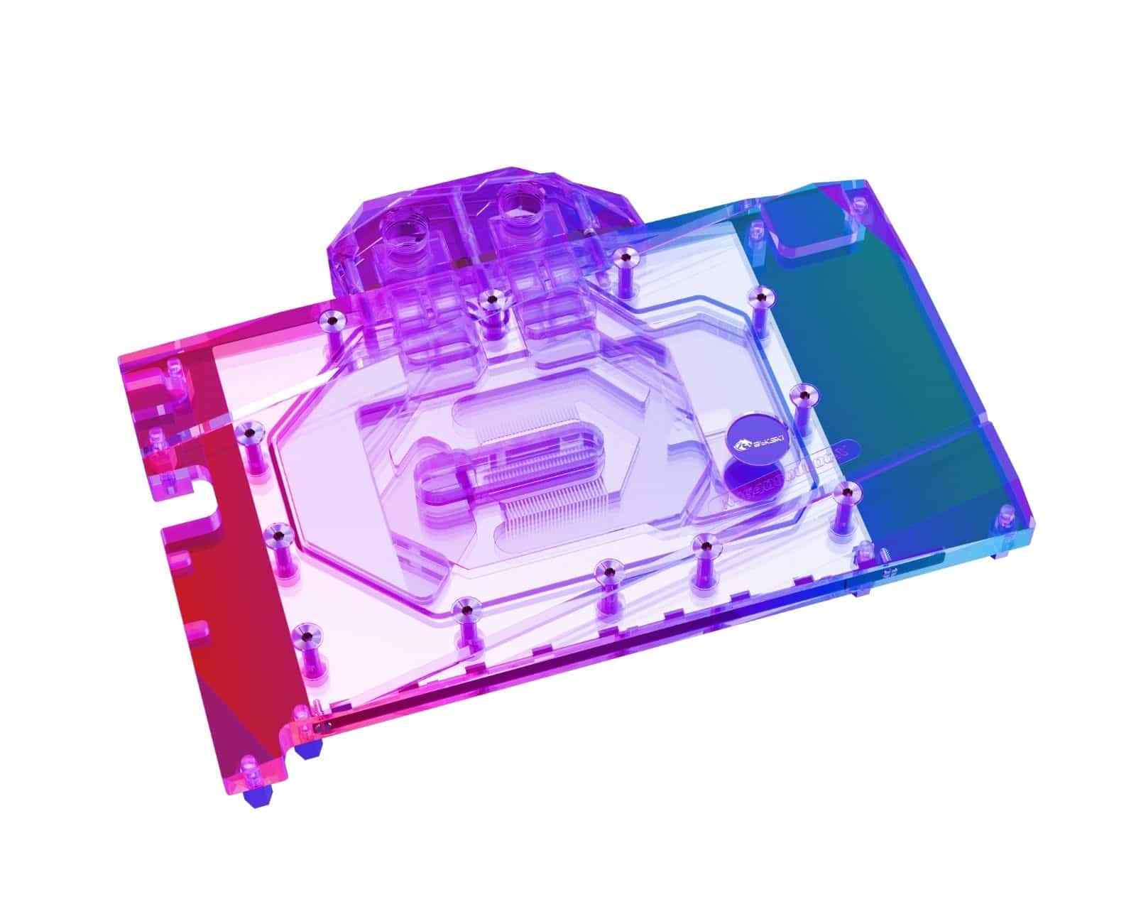 Bykski Full Coverage GPU Water Block and Backplate for Colorful iGame RTX 408...