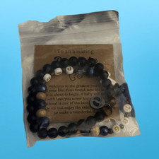 NIP New Dad Baby Boy Beaded Charm Bracelet