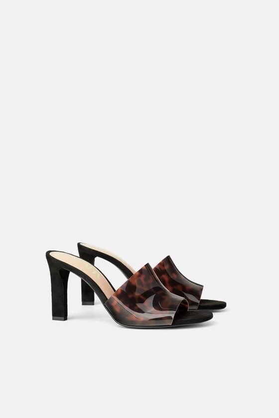 Tortoiseshell mules best sale