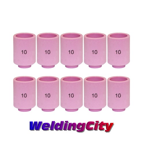 10x Keramische WIG-Schweißdüsen Gr.10 - 13N13 Für WP-9, 20, 25 Schweißbrenner