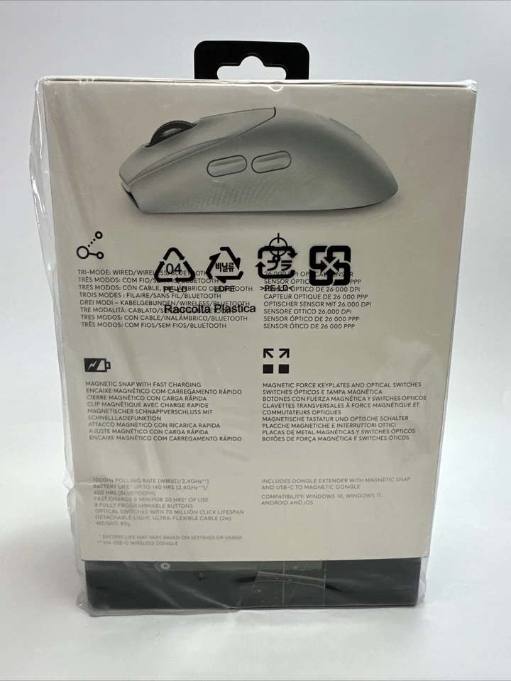 Alienware AW720M Tri-Mode Wireless Gaming Mouse - 2.4GHz Wireless, Bluetooth 5.1 - Image 4 of 4