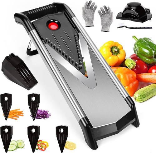 Multifunctional Mandolin Cucumber Slicer Food Fruit Chopper Gretar Tool - Picture 3 of 13