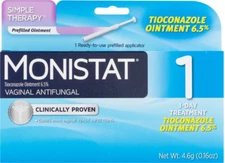Monistat 1 Day Yeast Infection Treatment Tioconazole Ointment Applicator