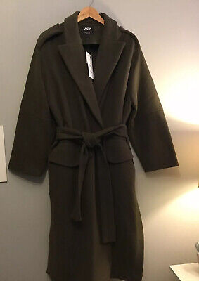 coat with belt zara