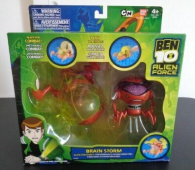 Figurine Ben 10 Alien Force - Brain Storm ADN Alien Heroes - Bandai - Neuf