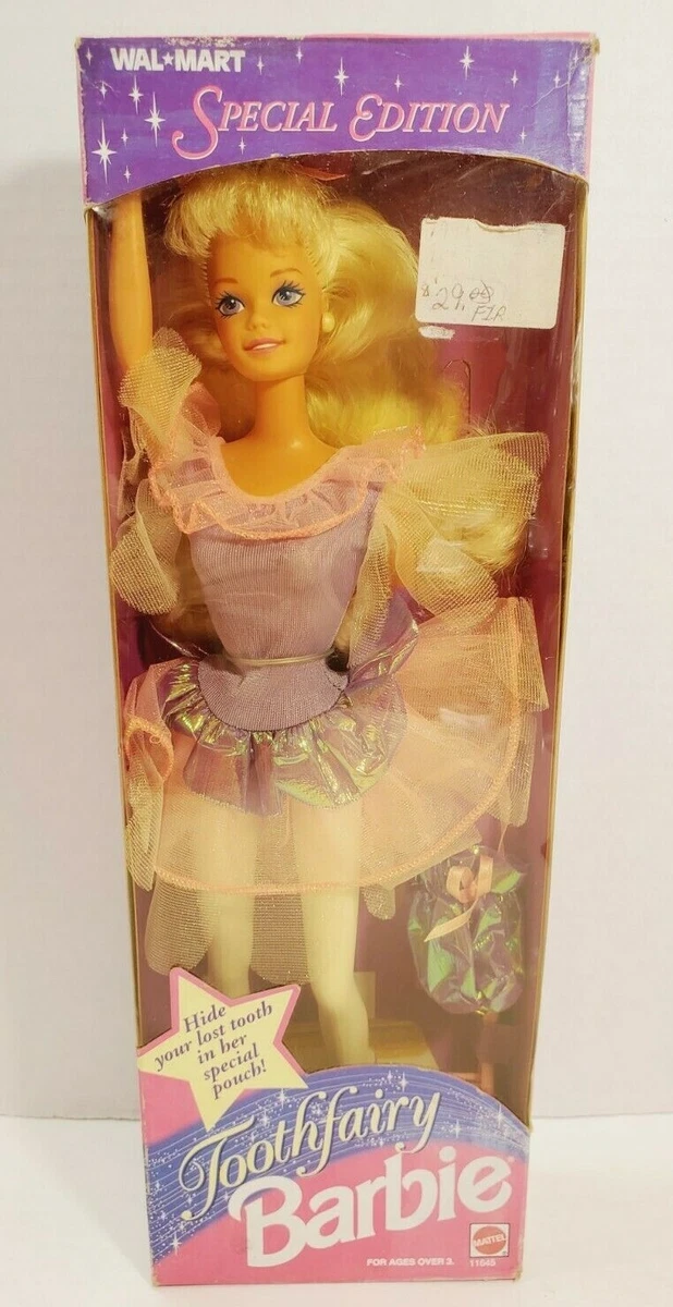 NEW 1994 Tooth Fairy Barbie Doll Walmart Special Edition Mattel 11645