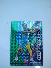 2022-23 Panini Mosaic - Give and Go Green Mosaic Prizm #9 Ja Morant (JGA)