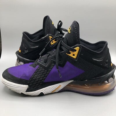 Nike Lebron 18 XVIII Low Lakers Shoes CV7562-003 Basketball  display picture 1