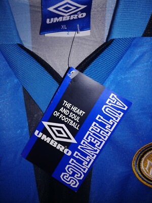 希少‼︎ UMBRO FC Internazionale シャツ size XL Vintage Inter Milan FC 1995-96 Third Tshirt Umbro XL Shirt