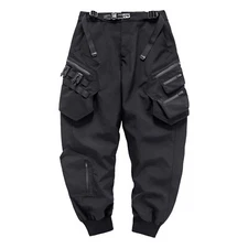 Niepce Urban Streetwear Joggers Men's Techwear Pants with Straps