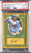 2024 TOPPS BROOKLYN COLLECTION AUTOS GOLD #BW BOBBY WITT JR. 31/50 PSA 10