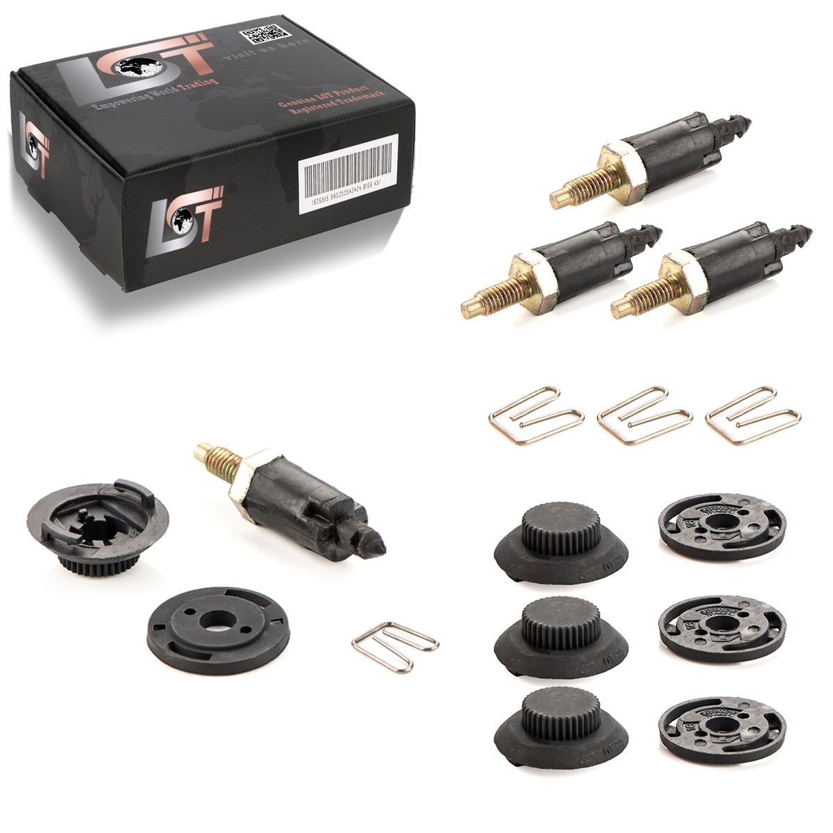 Motor Cover Clips Holder Fastening Set 8-Piece For PEUGEOT BOXER 2.0 HDI