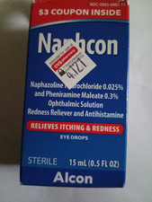 Naphcon A Allergy Eye Drops 15ml Exp 03/2028