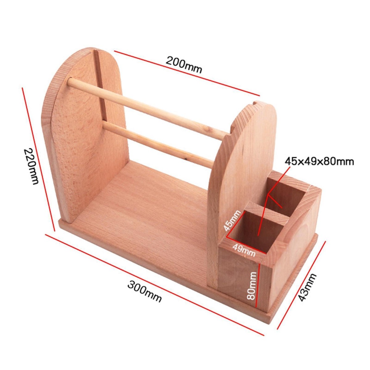 Wooden Yarn Holder For Knitting Crochet, Yarn Spinner For...