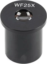 25X Microscope Eyepieces Accessories for Optical 25X, Black 