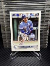 2022 Topps Update Series - Bobby Witt Jr. #US100 Looking Up in Powder Blue...