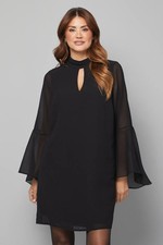 Wallis Black Shift Dress Womens Occasion Dresses
