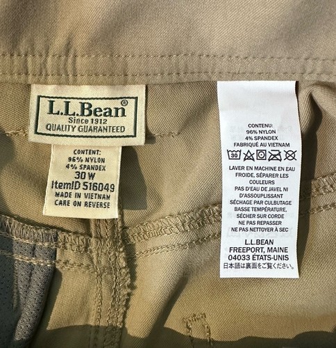 L.L. Bean Men's VentureStretch Five-Pocket Shorts, 10" Size 30W - Picture 7 of 9