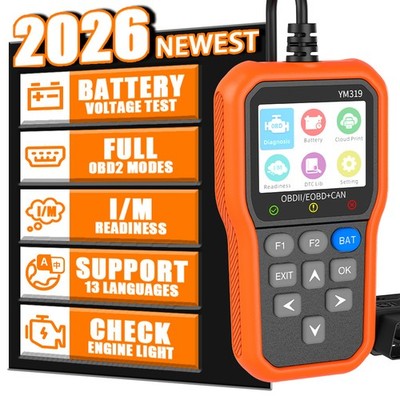 For Volvo XC90 2006 2026 (2nd Gen) OBD2 Scanner Code Reader Check Engine Fault
