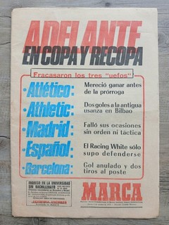 Ipswich Town Spanish Newspaper Real Madrid Adelante Encopay Recopa 1973