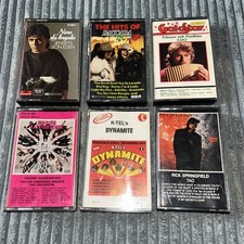 6x MC Musikkassetten 70er SAMMLUNG Konvolut Rock Pop 80er 80s TOLLER ZUSTAND RAR