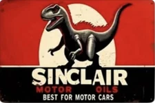 Sinclair  Retro Vintage Gas Gasoline Oil Sign 8x12 inches Station urp