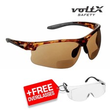 voltX 'CONSTRUCTOR ULTIMATE' Bifocal Safety Glasses - CE EN166FT UV400 lens