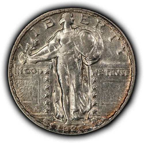 1926-S 25c Standing Liberty Silver Quarter - AU - SKU-Y6410