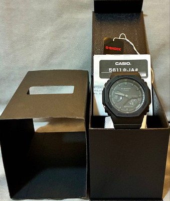 Casio G-Shock GA-2100 All Black Watch - Excellent Used