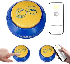 Remote Controlled Fart Machine, Plays 30 Funny Realistic Sounds, Wireless 50Ft R