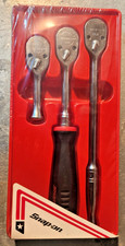 Nos Snap-on Tools 3 Piece Ratchet Set 38 Drive Next Generation High Strength