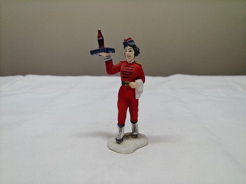 1996 Coca-Cola Town Square Collection Car Hop Figurine Server On Skates