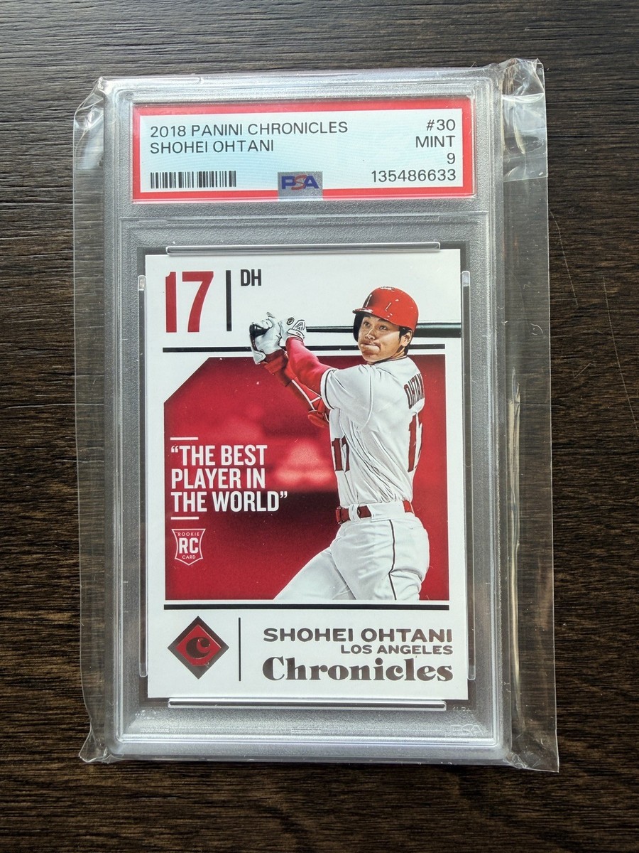 2018 PANINI CHRONICLES #30 SHOHEI OHTANI ROOKIE RC PSA 9 | eBay