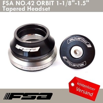FSA NO.42/ACB ORBIT C-40 1-1/8'' to 1.5'' Tapered Integrate Steuersätz IS42 / IS52