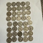 *MIXED DATE SILVER WASHINGTON QUARTER LOT* *40  COINS* Better Dates! 1935 - 1952