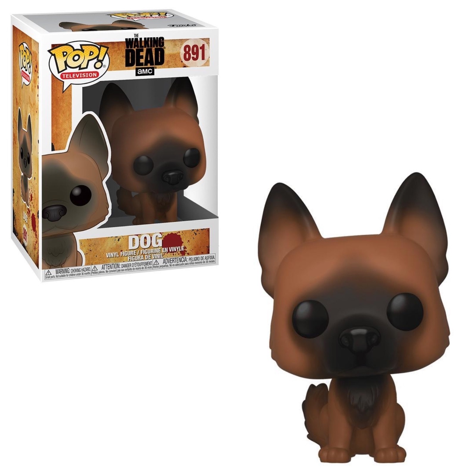 🔥Funko Pop! TV: The Walking Dead - DOG #891 VAULTED PROTECTOR🔥