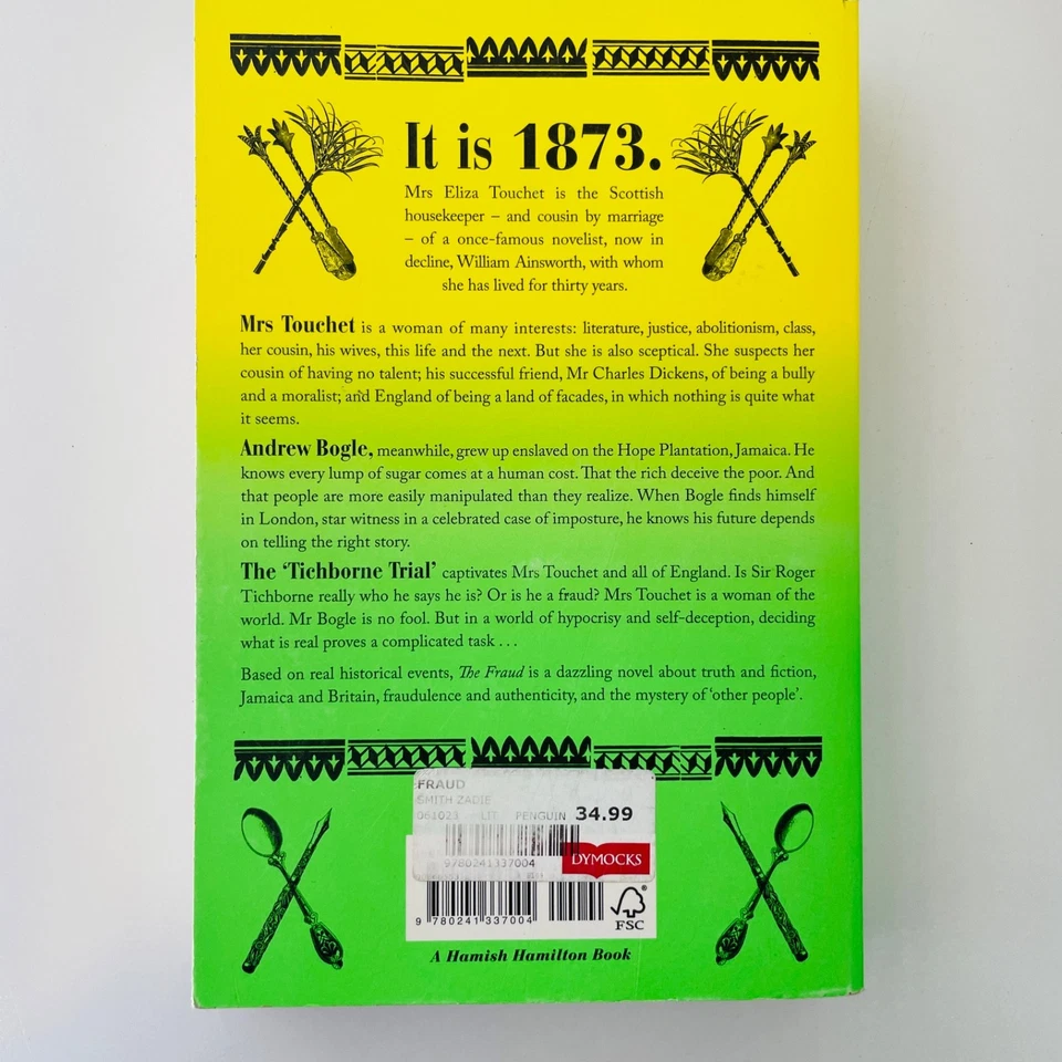 Mixed Fiction Book Lot 7x Adult Novels Zadie Smith Patchett Tsiolkas Bundle - image 3 of 4