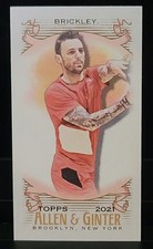 RARE  2021 Topps Allen & Ginter Mini #234 Chris Brickley With A&G Back SSP Card