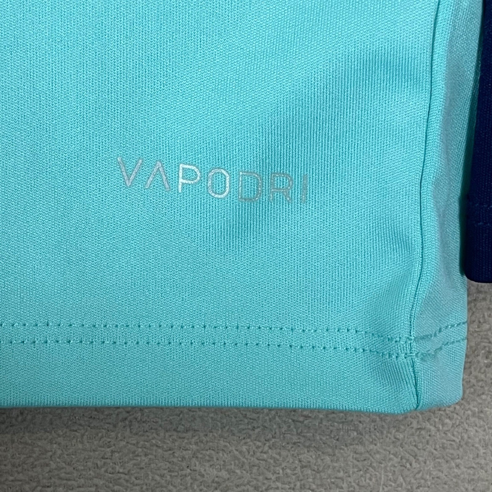 Canterbury Ireland Rugby IRFU Quarter Zip Pullover Shirt Men's Size S Aqua Navy