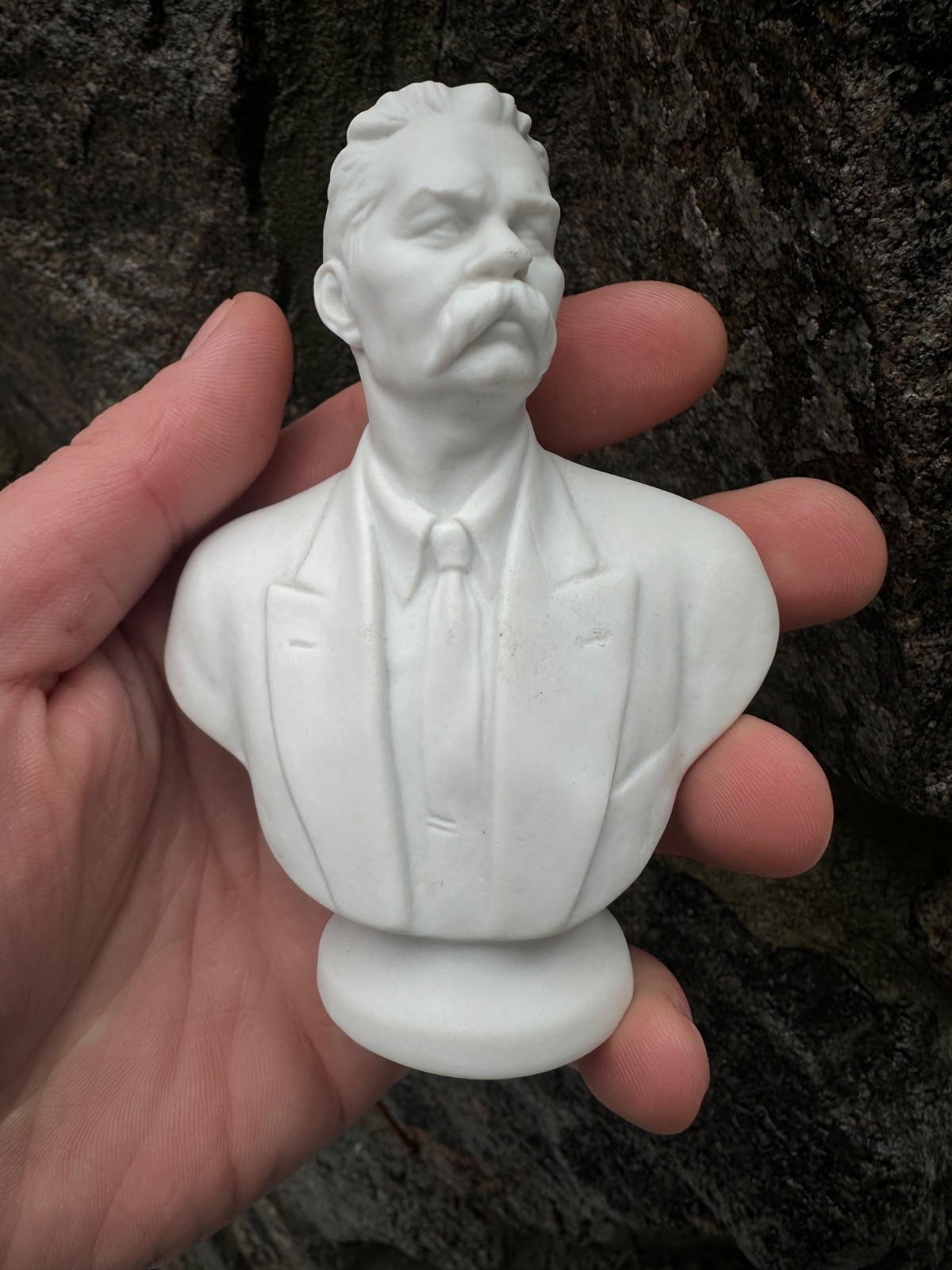 Vintage Bust Russian Writer Maxim Gorky LFZ Biscuit