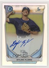 2014 Bowman Prospect Chrome Refractor 287/500 Dylan Floro #BCAP-DF Auto h7i