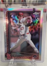 2025 Topps Chrome - Gordon Graceffo #256 Refractor (RC)