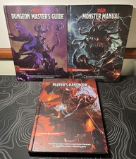 Dungeons  Dragons D D 5e Set Players Handbook Dungeon Masters  Monster Manual