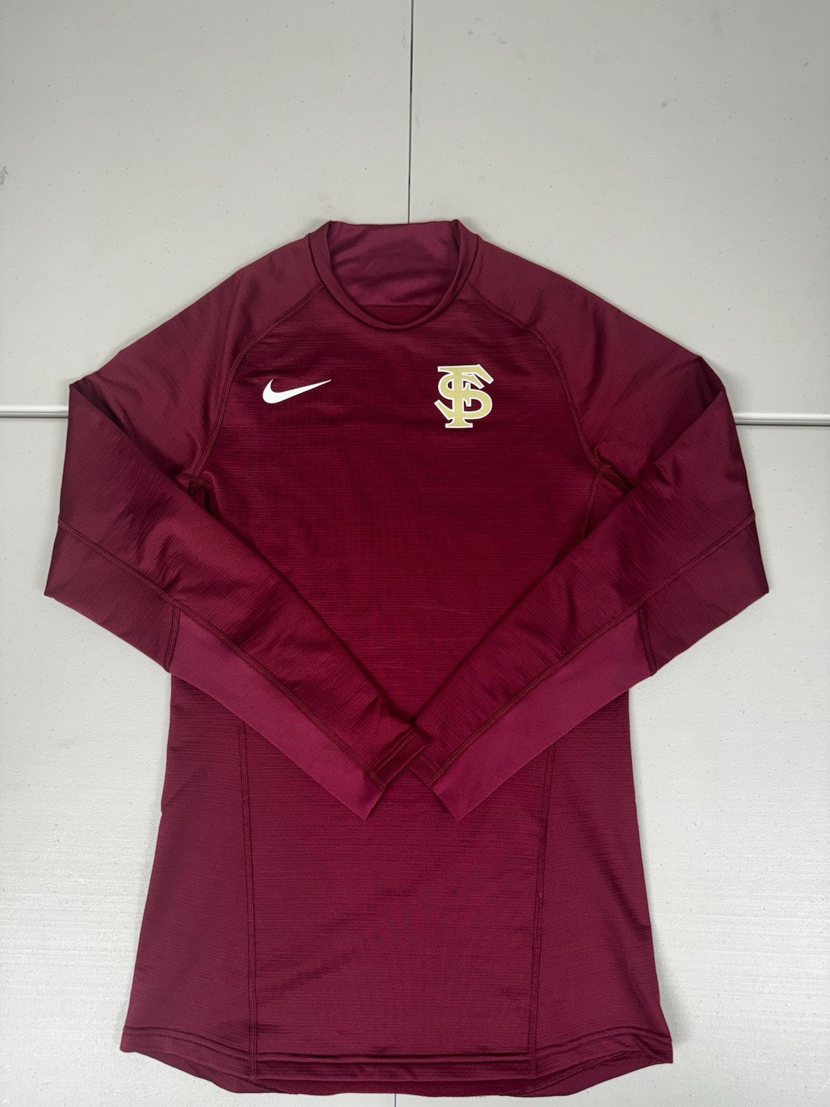 Nike Florida State Seminoles FSU Baseball Long Sleeve T-Shirt Maroon Pick Size