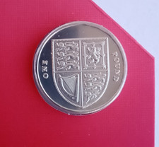 2011 Royal Shield Of Arms £1 One Pound Coin Uncirculated Brilliant Uncirculated