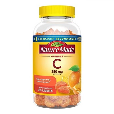 Nature Made Vitamin C Adult Gummies, 200 Count 06/2026+